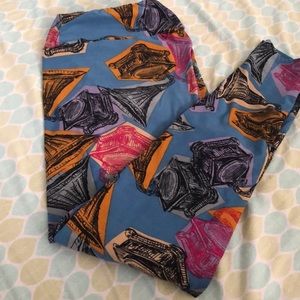 LuLaRoe TC leggings worn twice
